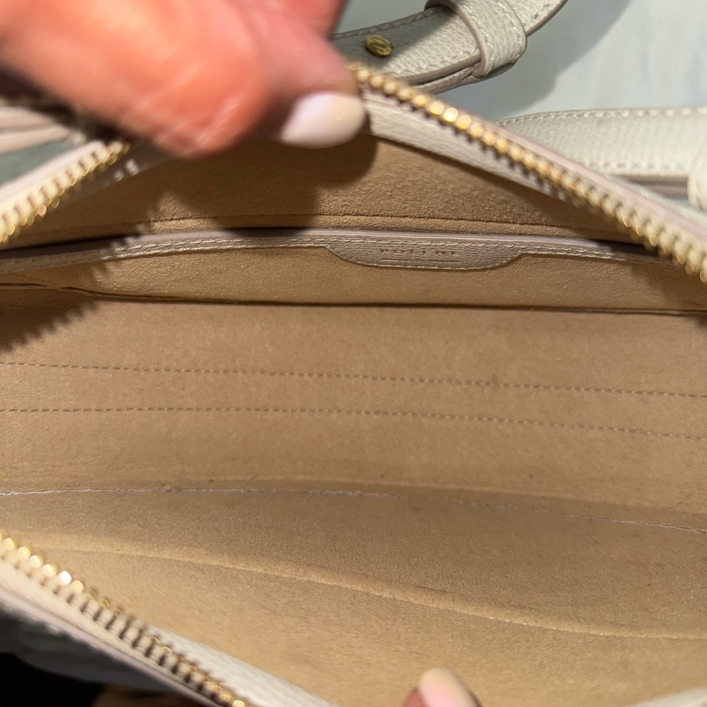 Polene numero dix crossbody bag. dust bags and adjustable strap - Picture 3 of 4